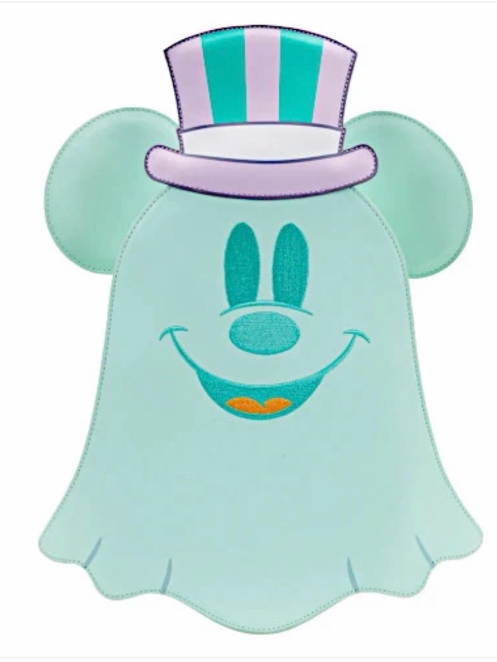 NWT RETIRED Loungefly Disney Pastel Ghost Mickey Glow in the Dark Mini Backpack